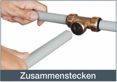 Abbildung einer 28 mm Druckluftrohr-Stange, geeignet zur Verlegung von Druckluftleitungen in Werkstätten, Industrieanlagen oder handwerklichen Anwendungen, robust und langlebig.
