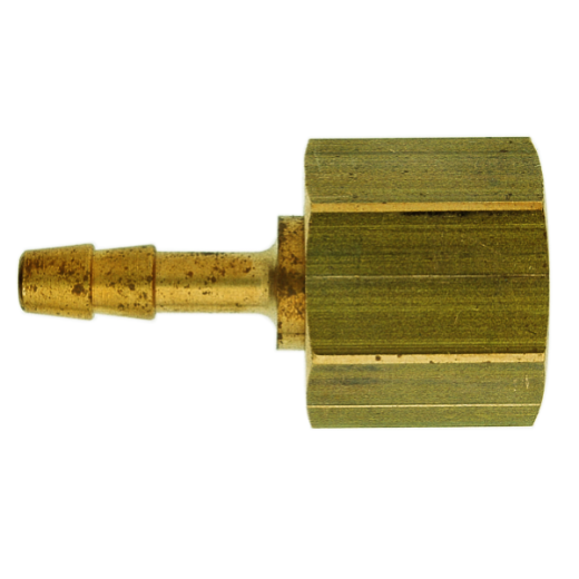 Robuste Schlauchtülle mit R 1/2" Innengewinde und 13 mm Schlauchanschluss, ideal für Druckluft- und Wassersysteme.