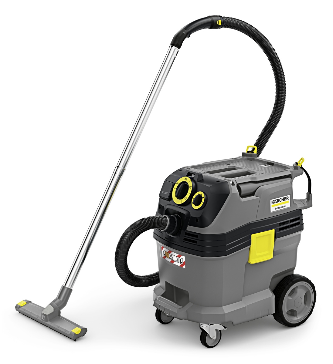 Kärcher NT 30/1 Tact Te L Adv Nass- und Trockensauger mit automatischer Filterabreinigung, ideal für Werkstatt, Baustelle und professionelle Reinigungsarbeiten.