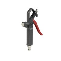 Blaspistole mit Standarddüse, ermöglicht kontrolliertes Ausblasen von Staub und Schmutz, ideal für Werkstatt- und Industrieanwendungen.