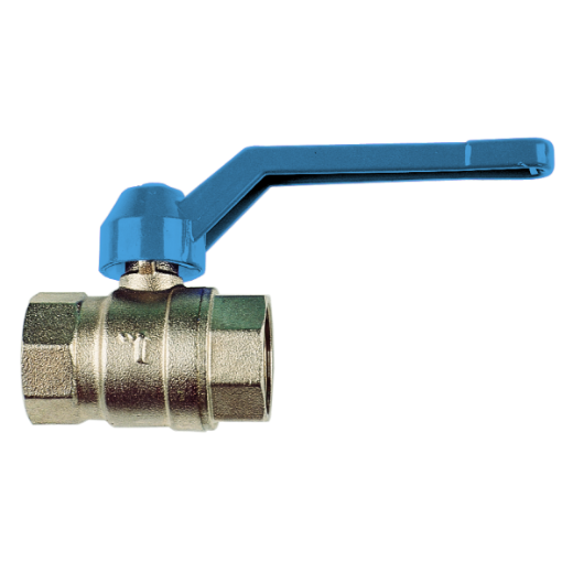 Robuster Kugelhahn aus Metall, ermöglicht schnelles Öffnen und Schließen von Rohrleitungen oder Schlauchsystemen und sorgt für sicheren Durchfluss.