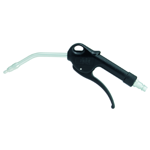 Leichte, geräuscharme Ausblaspistole, ideal zum Entfernen von Staub und Schmutz auf empfindlichen Oberflächen, reduziert Lärm während des Betriebs.