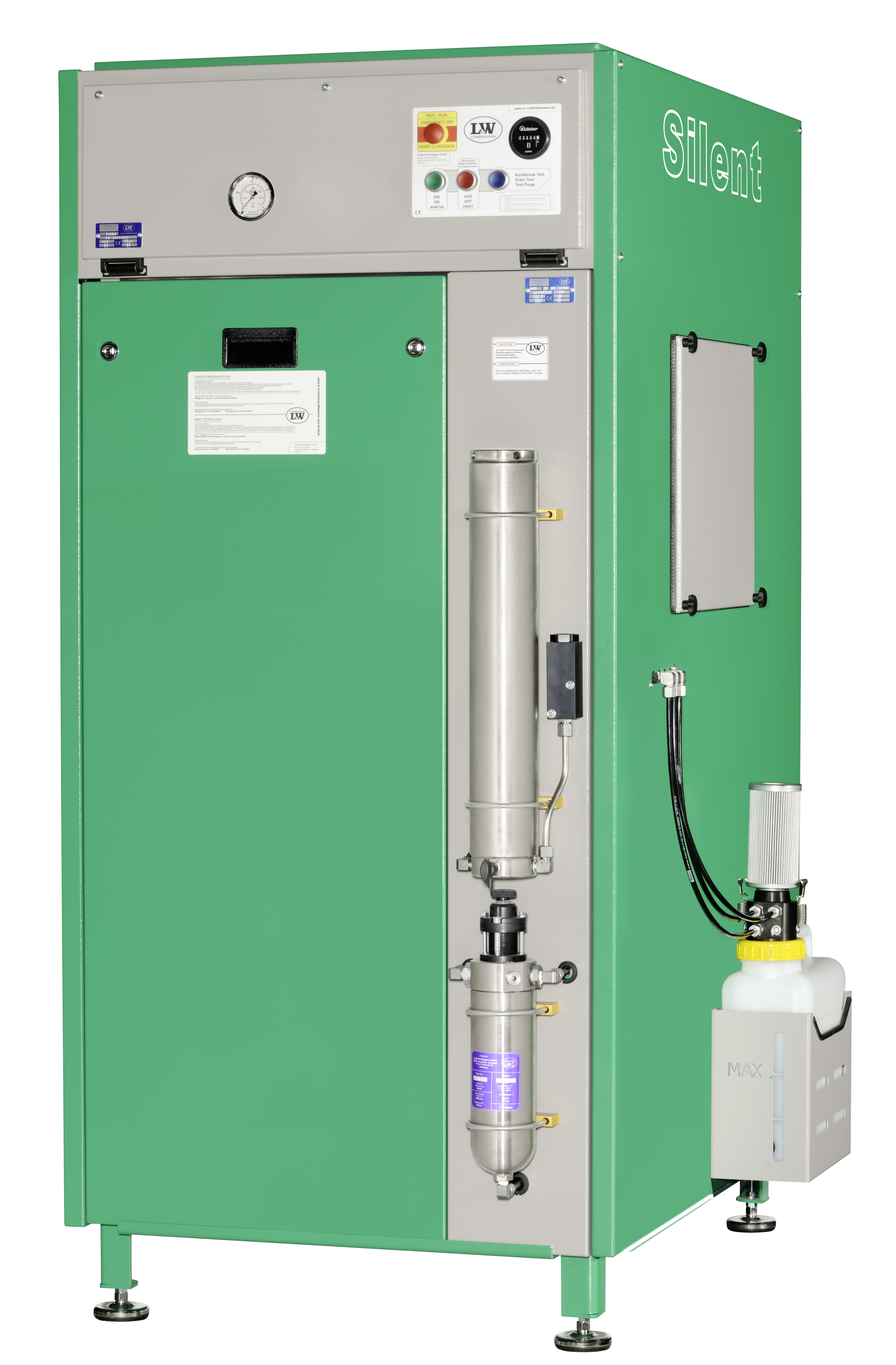 Hochleistungs-Kompressor LW 450 ES III mit robustem Aufbau und hoher Förderleistung, ideal für Werkstatt- und Industrieanwendungen.