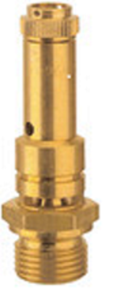 Sicherheitsventil R 1/2" schützt Druckluftsysteme zuverlässig vor Überdruck bis 16 bar und sorgt für sicheres Arbeiten.