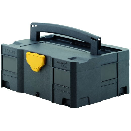 Systainer SYS 2 TL aus robustem Kunststoff, ideal zur sicheren und organisierten Aufbewahrung von Werkzeugen, Kleinteilen und Zubehör.