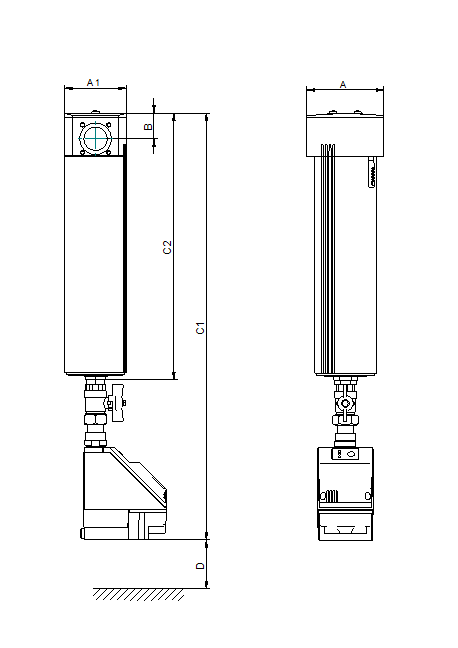 Abbildung des Filters CLEARPOINT 3eco S075 FWBX, einem hochwertigen Druckluftfilter zur zuverlässigen Entfernung von Partikeln, Öl und Kondensat aus Druckluftsystemen für optimale Luftreinheit.