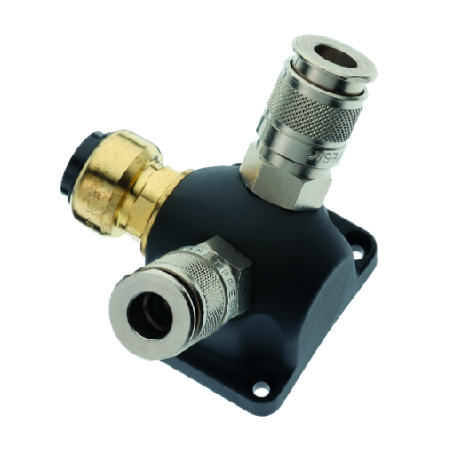 Robuste Endverteilerdose Midi zur sicheren Unterbringung von elektrischen Anschlüssen und Leitungen in Wohn- und Gewerbegebäuden.