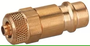 Stecknippel für Pneumatikschläuche, präzises Verbindungselement für sichere und dichte Druckluftanschlüsse.