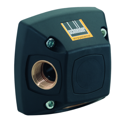 Abbildung einer Rohrleitungsdose, die als Schutzgehäuse für elektrische oder pneumatische Rohrleitungen dient und eine sichere Verteilung von Leitungen und Kabeln ermöglicht.