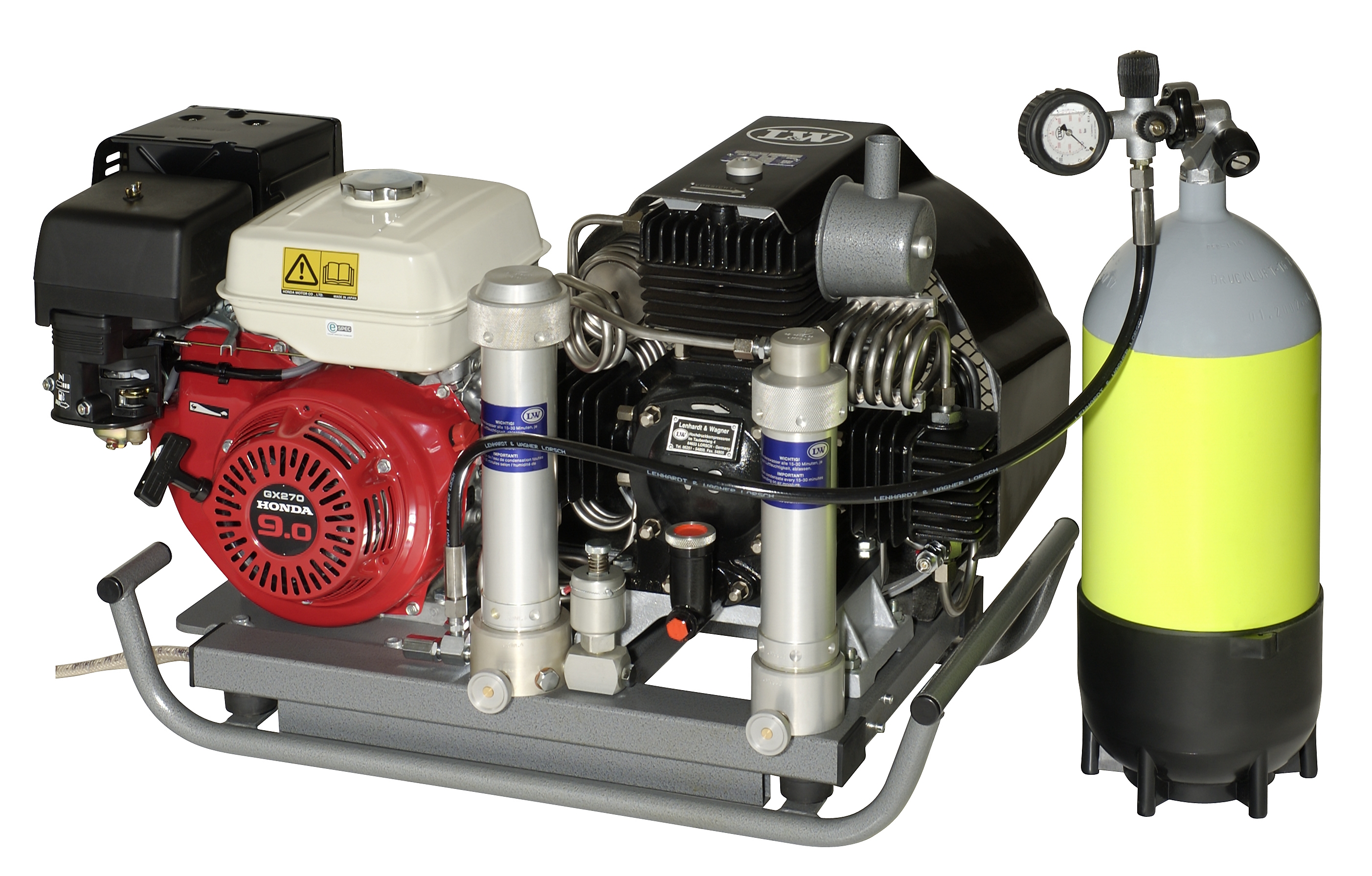 Kompressor LW 245 B, robust und zuverlässig, geeignet für vielseitige Druckluftanwendungen in Werkstatt und industriellen Einsatzbereichen.