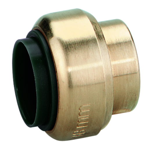 Robuste Blindkappe BK, schützt offene Rohr- und Schlauchenden vor Staub, Schmutz und Beschädigungen in Druckluft- oder Flüssigkeitssystemen.