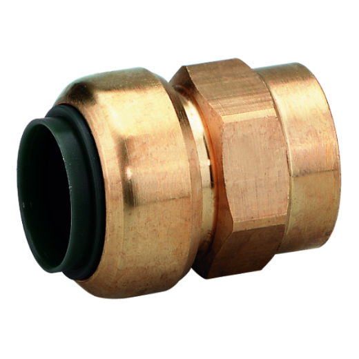 GES Aufschraub-Steckverbinder aus robustem Metall zum schnellen und sicheren Verbinden von Druckluftschläuchen und Rohrleitungen.