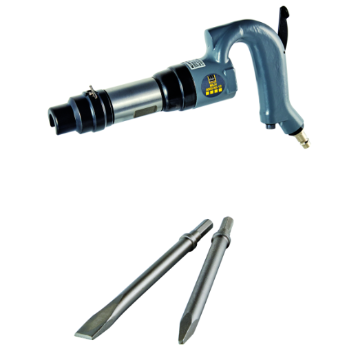 Meißelhammer für präzises und kraftvolles Meißeln in Beton, Mauerwerk und Stein; ergonomischer Griff und robuster Aufbau für professionelle Abbrucharbeiten.