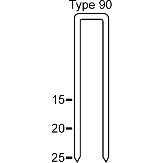 Klammern aus Metall, geeignet für den Einsatz in Klammergeräten und zum Befestigen von Holz, Stoff oder anderen Materialien.
