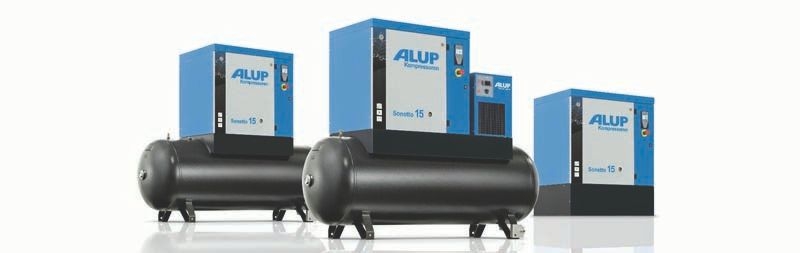 Leistungsstarker Schraubenkompressor, geeignet für kontinuierlichen Einsatz in Werkstätten und industriellen Druckluftsystemen.