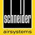 Abbildung von Schneider AirSysteme-Komponenten, inklusive Rohrleitungen und Zubehör, zur effizienten Nutzung von Druckluft in Werkstatt und Industrie.