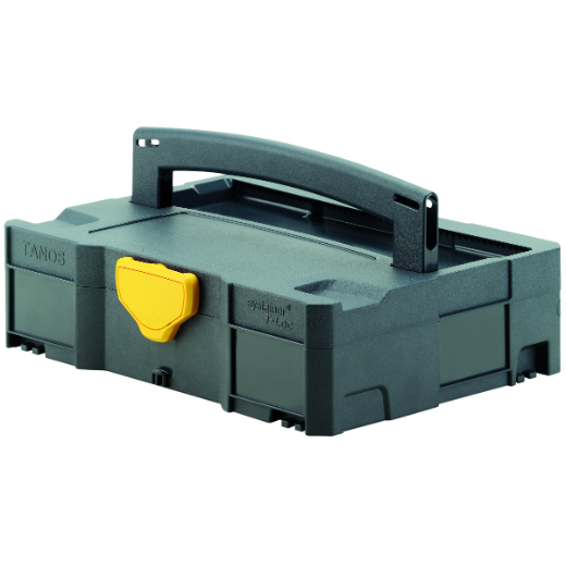 Kompakter Systainer SYS 1 TL, ideal zur organisierten Aufbewahrung und Transport von Werkzeugen und Zubehör.