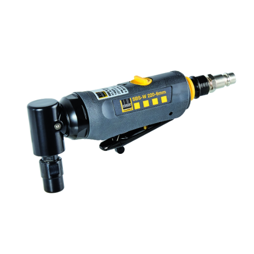 Abbildung eines Stabschleifers, eines handgeführten Elektrowerkzeugs, das für präzises Schleifen, Entgraten und Polieren von Metall, Holz oder Kunststoff verwendet wird.