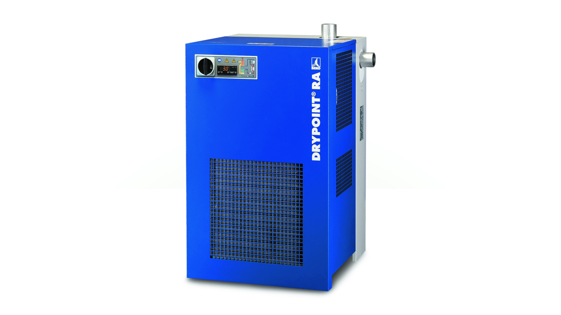 DRYPOINT RA Kältetrockner zur Kondensation und Entfernung von Feuchtigkeit aus Druckluftsystemen, sorgt für trockene Luft und schützt Werkzeuge sowie Anlagen vor Korrosion.