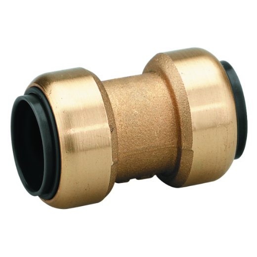 Metallischer gerade Steckverbinder, geeignet für sichere Verbindungen von Rohr- und Schlauchleitungen in Druckluft- oder Flüssigkeitssystemen.