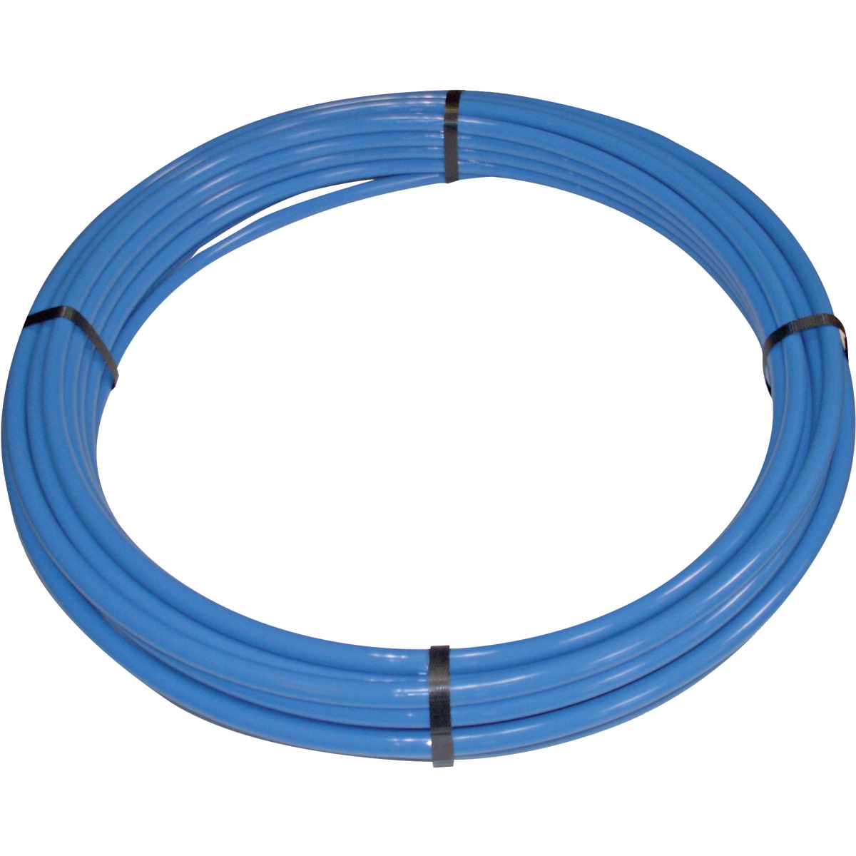 Flexibles Druckluftrohr auf Rolle für den Einsatz in Druckluftsystemen und Werkstätten.